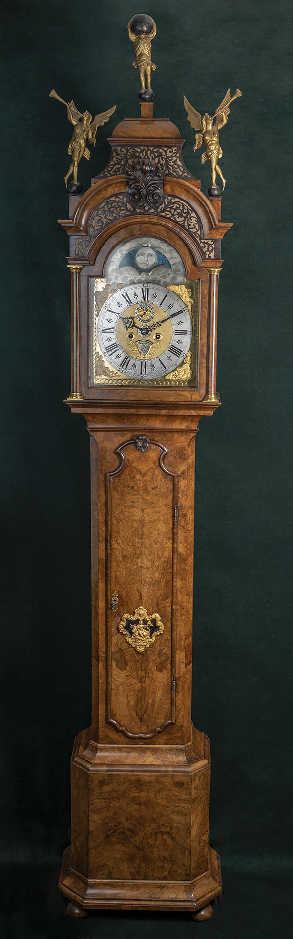 Amsterdams Staand Horloge gesigneerd Paulus Bramer en soon Amsterdam ca 1750