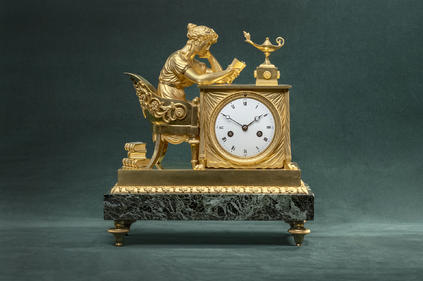 French Empire clock ‘La Liseuse’ ca 1805