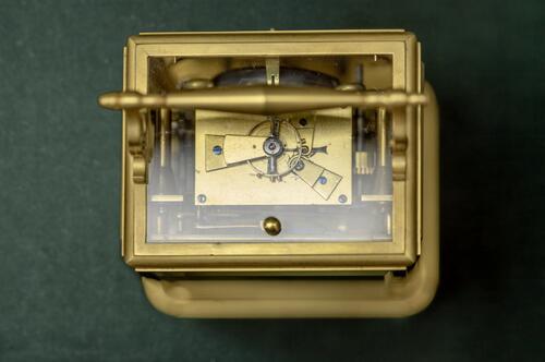 3 French Carriage clock Le Roy  BOVENZIJDE