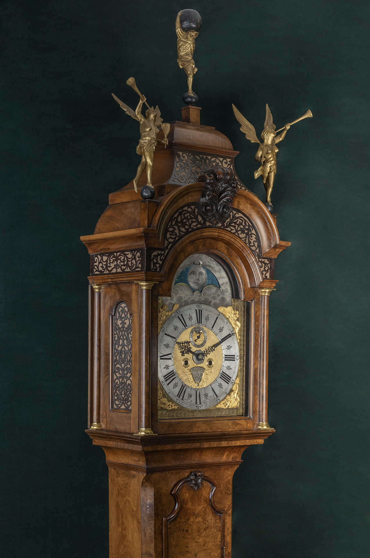 rek Collectief Oraal Amsterdams Staand Horloge gesigneerd Paulus Bramer en soon Amsterdam ca  1750 - Eward Ruyter